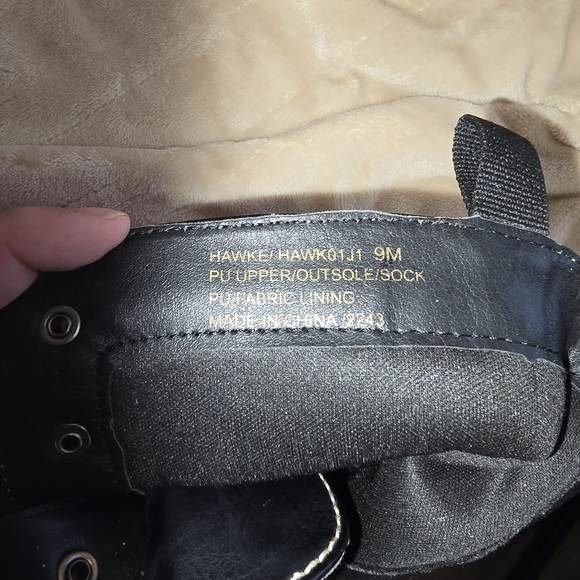 Madden Girl Hawke Black Lace-Up Combat Boots - Picture 7 of 10